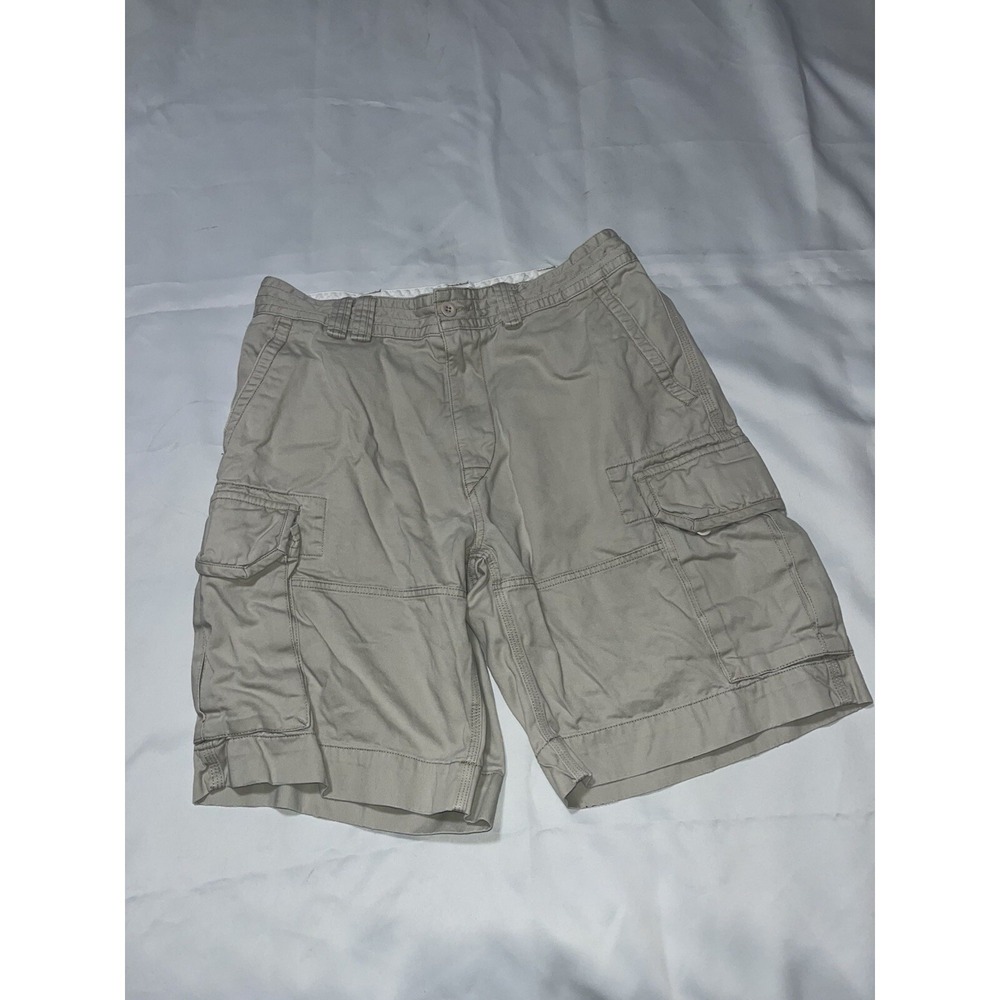 Polo Ralph Lauren Cargo‎ Shorts Mens Size 34 Classic Chino Khaki Outdoor Hiking
